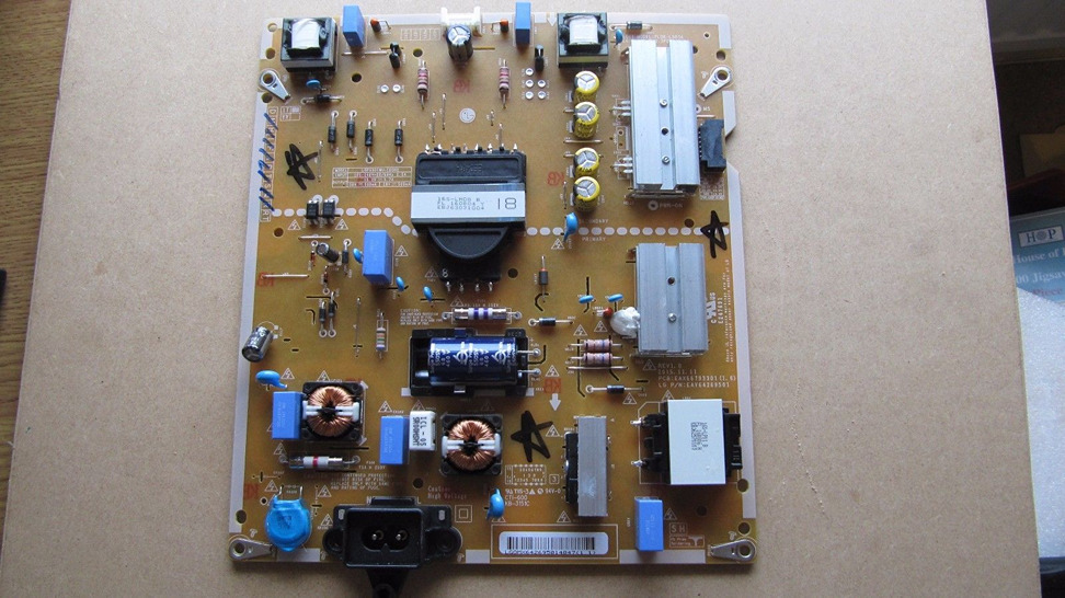 EAY64269501 POWER SUPPLY BOARD LG 43UH661V tested